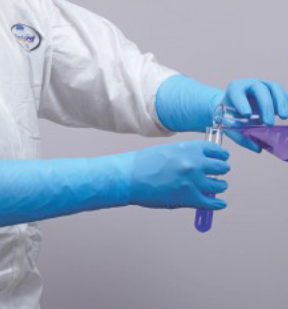 Ultra Blue Nitrile Gloves